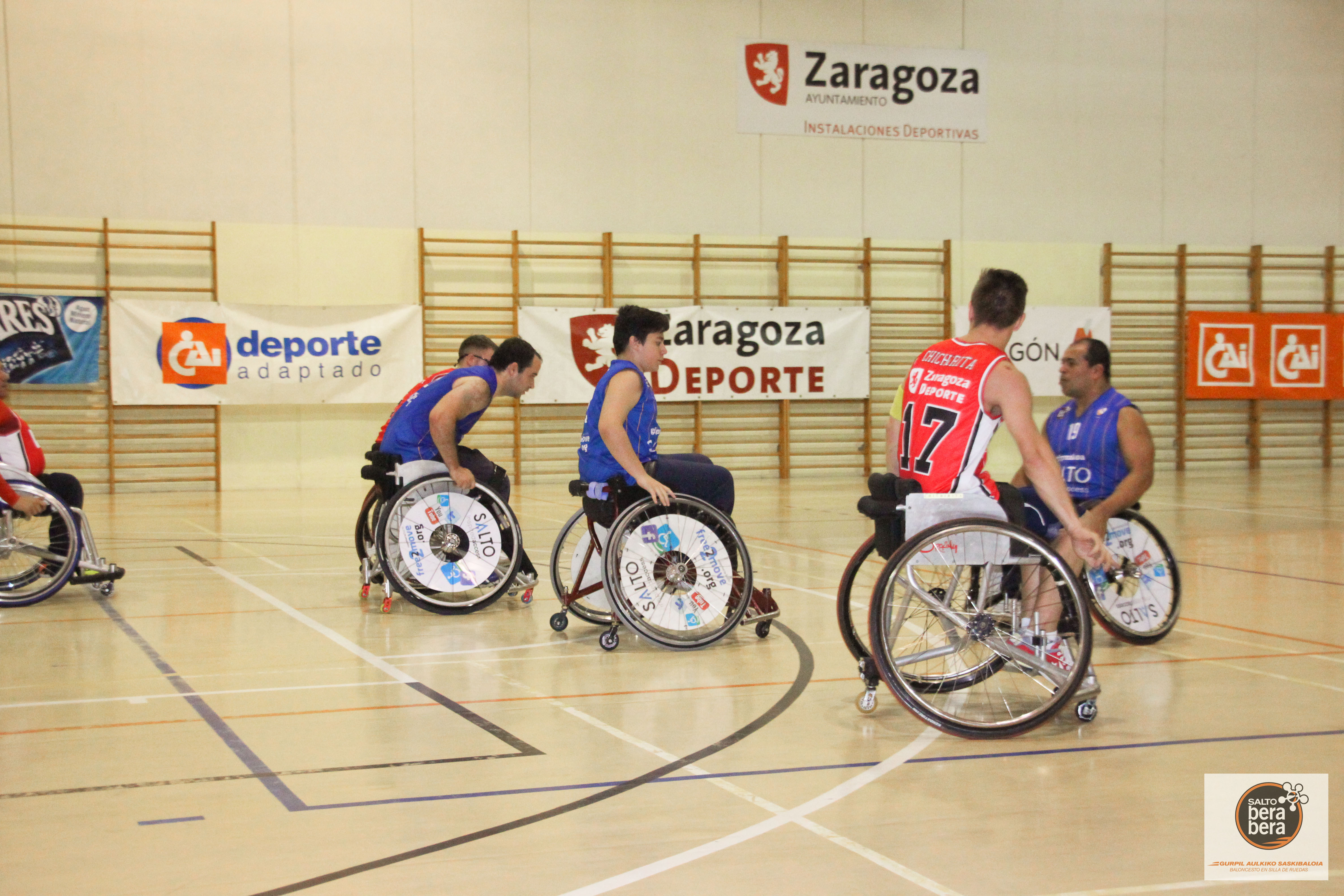 Cr&oacute;nica CAI Deporte Adaptado Zaragoza 61 vs Salto Bera Bera 29